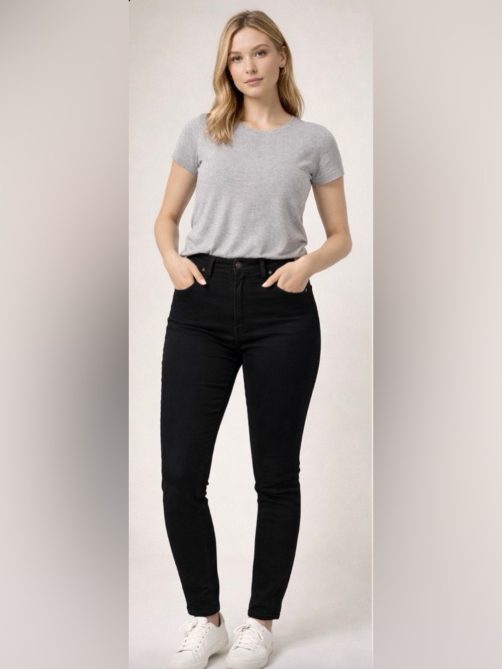 SIZE 2 P NYDJ Black High-Rise Skinny Jeans- BOOTY LIFTING, SEXY FIT, SKINNY NWT🔥